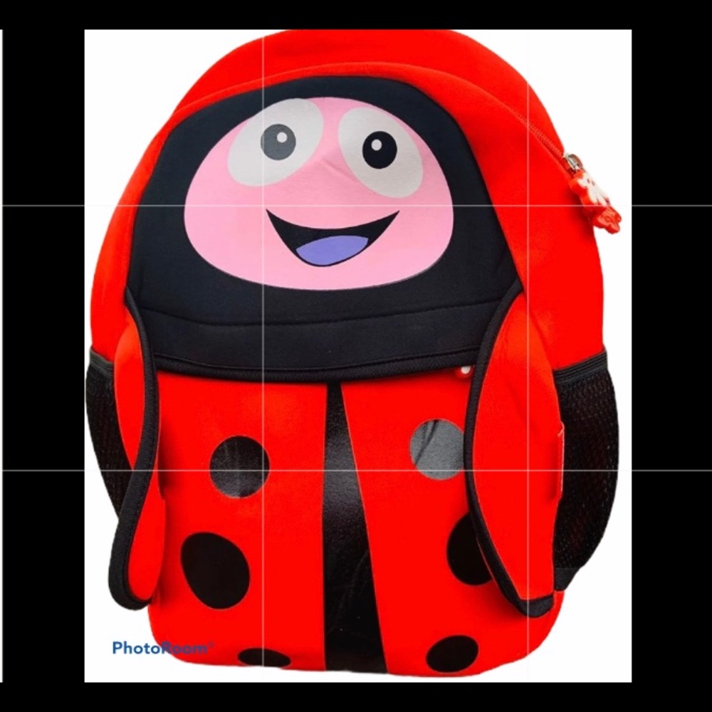 CHERABOO Kids Ladybird Backpack Red